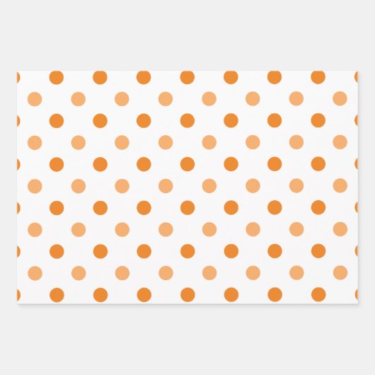 Herbstsaison Polka Dot Muster Geschenkpapier Set (Vorderseite 3)