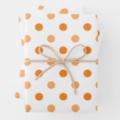 Herbstsaison Polka Dot Muster Geschenkpapier Set (Beispiel)