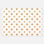 Herbstsaison Polka Dot Muster Geschenkpapier Set (Vorderseite)