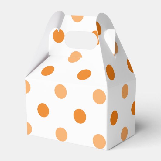 Herbstsaison Polka Dot Muster Geschenkschachtel (Rückseite)