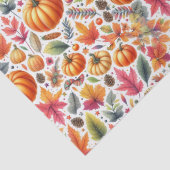 Herbstsaison Pumpkins Blätter Craft Seidenpapier (Detail)