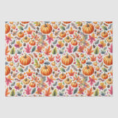 Herbstsaison Pumpkins Blätter Craft Seidenpapier (Vorderseite)