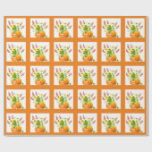 Herbstsaison Pumpkins und Blume Dekoupage oder Geschenkpapier (Flach)