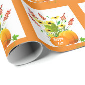 Herbstsaison Pumpkins und Blume Dekoupage oder Geschenkpapier (Rolleneckpunkt)