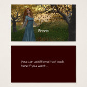 Herbstsaison Queen - Fantasy/Autumn Geschenk Tag (Vorne & Hinten)