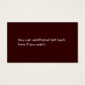 Herbstsaison Queen - Fantasy/Autumn Geschenk Tag (Rückseite)