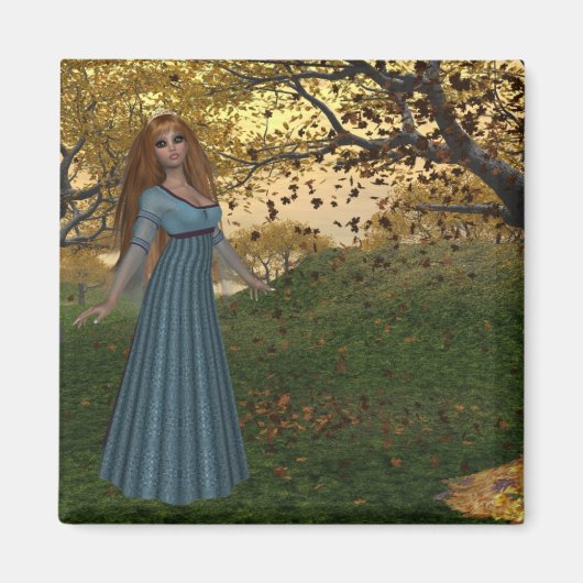 Herbstsaison Queen - Fantasy Magnet (Vorne)