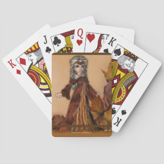 Herbstsaison Queen Spielkarten