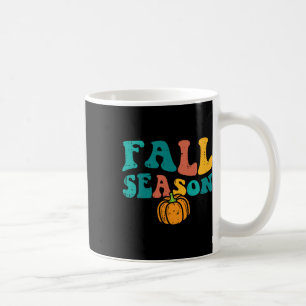 Herbstsaison Retro Groovy Erntedank Herbst Männer Kaffeetasse
