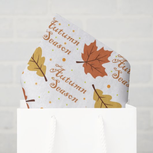Herbstsaison Seidenpapier (Geschenktüte)
