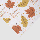 Herbstsaison Seidenpapier (Detail)