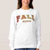 Herbstsaison Trendy Herbst Varsity Sweatshirt (Vorderseite)