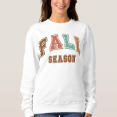 Herbstsaison Trendy Herbst Varsity Sweatshirt (Vorderseite)