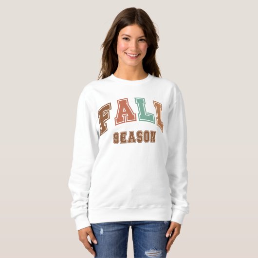 Herbstsaison Trendy Herbst Varsity Sweatshirt (Vorne ganz)