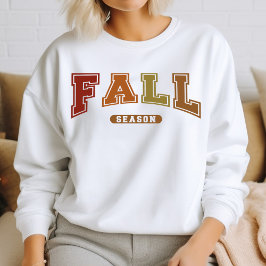Herbstsaison Trendy Herbst Varsity Sweatshirt