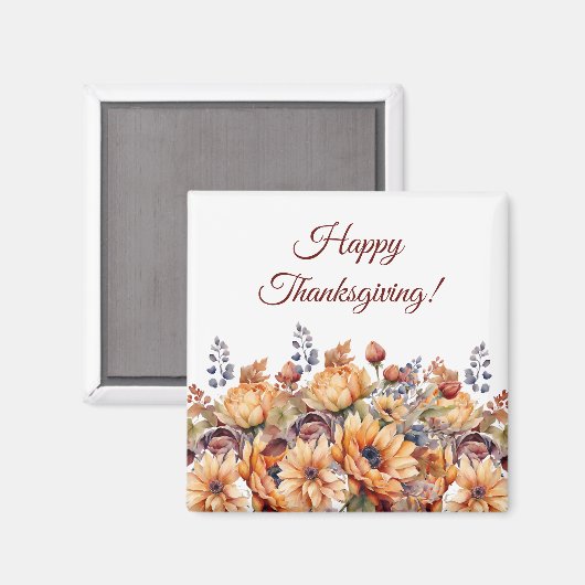 Herbstsaison-Wasserfall Blume- Magnet (Vorderseite/Rückseite)