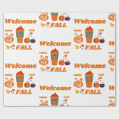 Herbstsaisongestaltung Geschenkpapier (Flach)