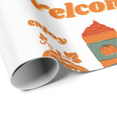 Herbstsaisongestaltung Geschenkpapier (Rolleneckpunkt)