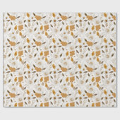 Herbstsaisonmuster Geschenkpapier (Flach)