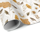 Herbstsaisonmuster Geschenkpapier (Rolleneckpunkt)