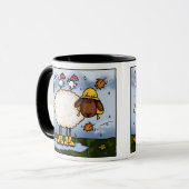 Herbstschaf-Tasse Tasse (Vorderseite Links)