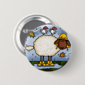 Herbstschafknopf Button (Vorne & Hinten)