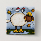 Herbstschafknopf Button (Vorderseite)