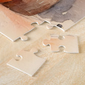 Herbstschale auf Buchstapel mit Herbstlauben Puzzle (Seite)