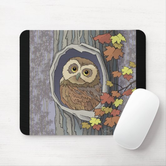 Herbstschale und Herbstfarben Mauspad (Mit Mouse)