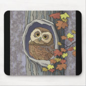 Herbstschale und Herbstfarben Mauspad (Vorne)