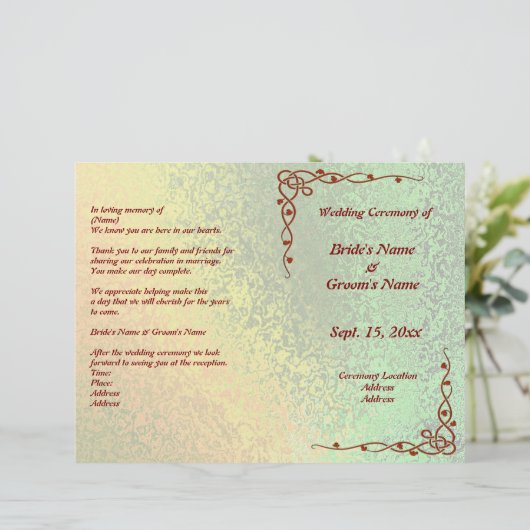 Herbstschattierungen des Programms für grüne und g (Stehend Vorderseite)