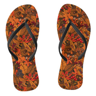 Herbstschätze Badesandalen