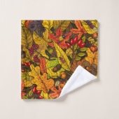 Herbstschätze Badhandtuch Set (Waschlappen)