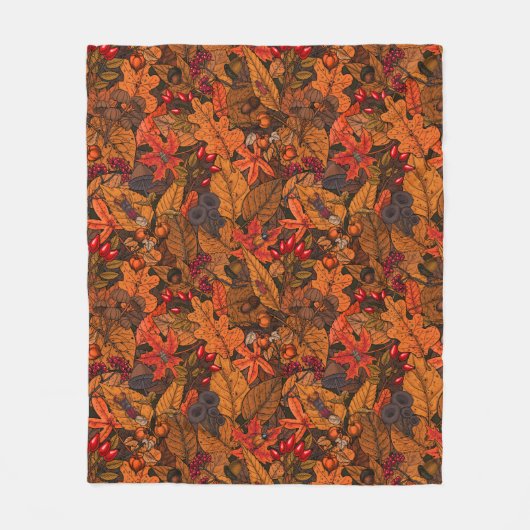 Herbstschätze Decke (Vorderseite)