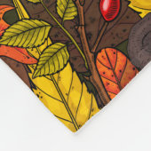 Herbstschätze Fleecedecke (Ecke)