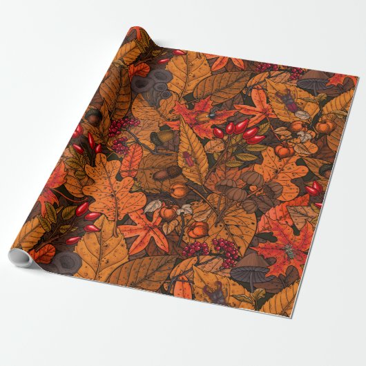 Herbstschätze Geschenkpapier (Ungerollt)