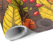 Herbstschätze Geschenkpapier (Rolleneckpunkt)
