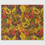 Herbstschätze Geschenkpapier (Flach)