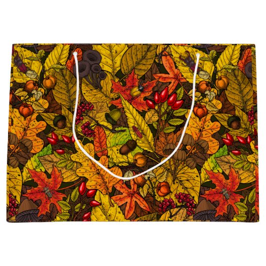 Herbstschätze Große Geschenktüte (Vorderseite)
