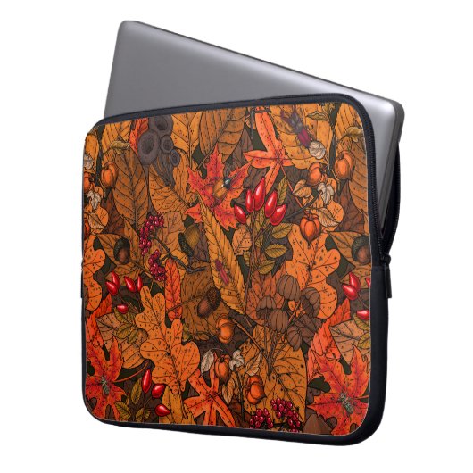 Herbstschätze Laptopschutzhülle (Vorderseite Links)