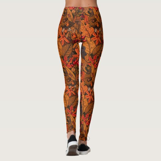 Herbstschätze Leggings (Rückseite)