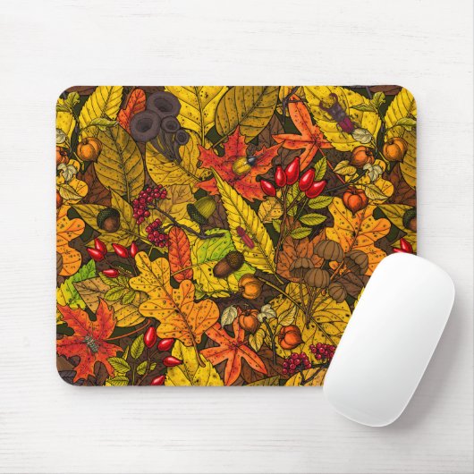 Herbstschätze Mousepad (Mit Mouse)