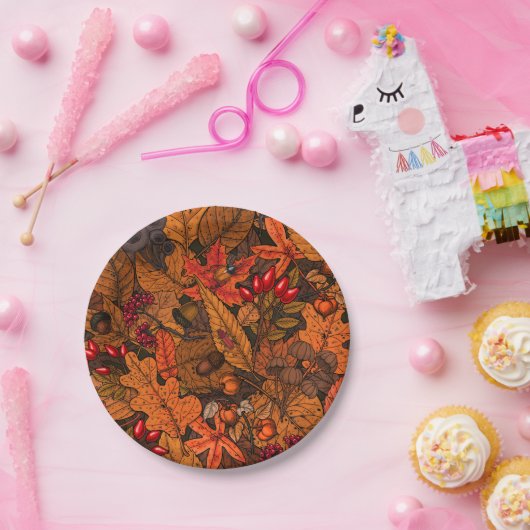 Herbstschätze Pappteller (Party)