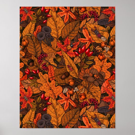 Herbstschätze Poster (Vorne)