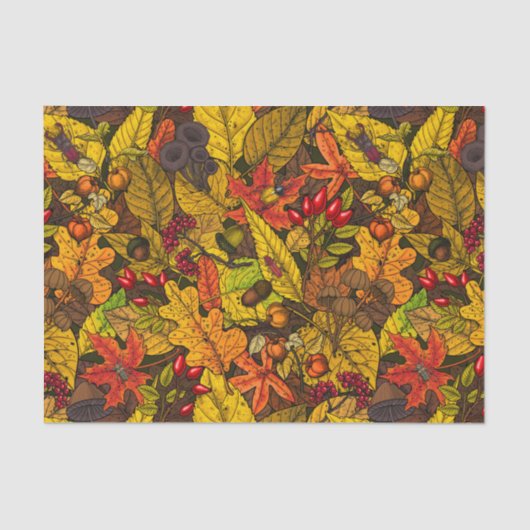 Herbstschätze Seidenpapier (Vorderseite)