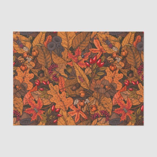 Herbstschätze Seidenpapier (Vorderseite)