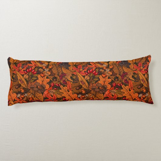 Herbstschätze Seitenschläferkissen (Rückseite)