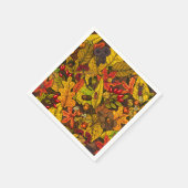 Herbstschätze Serviette (Ecke)
