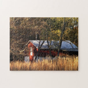 Herbstscheune in Zentral-Maryland Puzzle