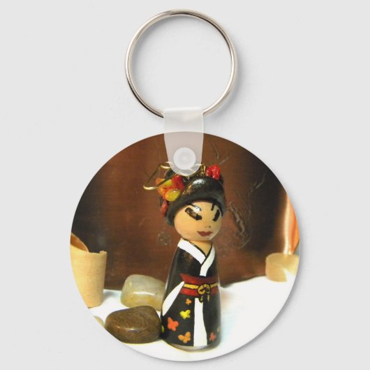 Herbstschmetterlinge III Schlüsselanhänger (Vorderseite)